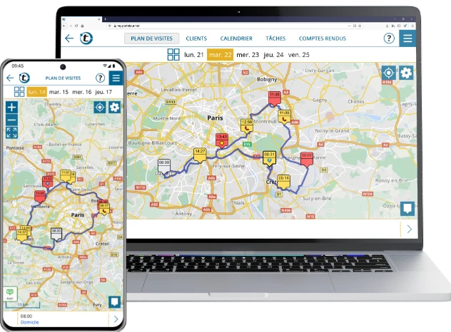 Optimisez vos itinéraires avec portatour® Route Planner