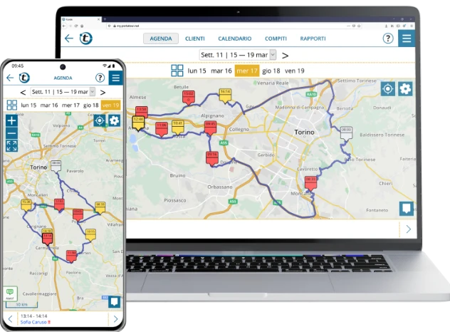 Ottimizza i percorsi con portatour® Route Planner