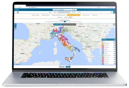 Pianifica i territori di vendita con portatour® Territory Optimization